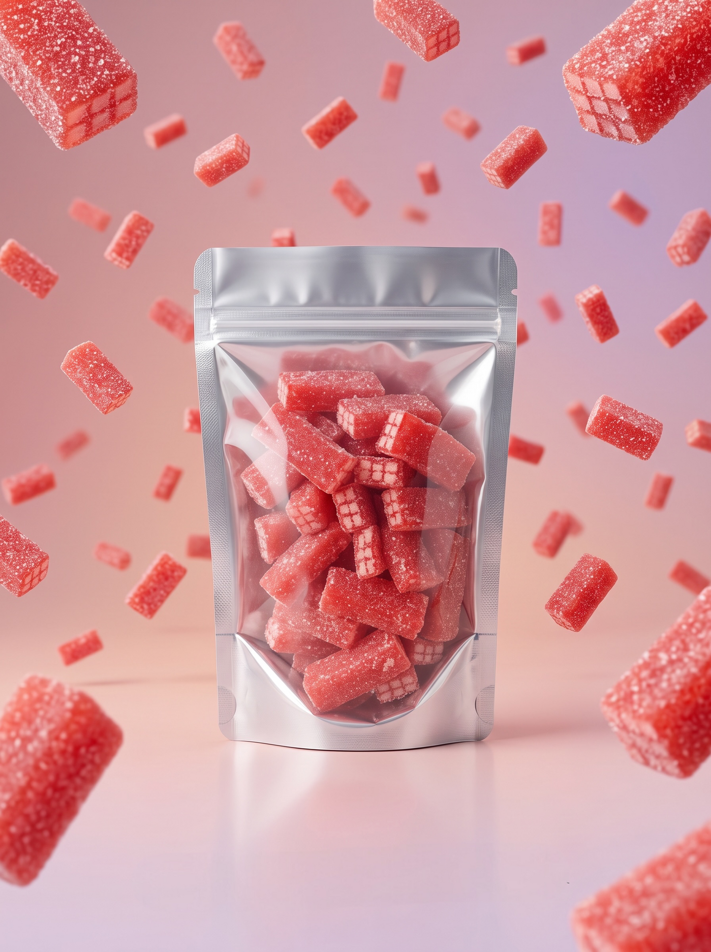 Fizzy Strawberry Bricks (150g)